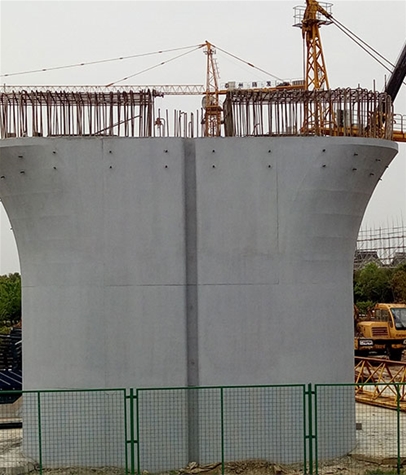 河南墩柱清水混凝土装修5