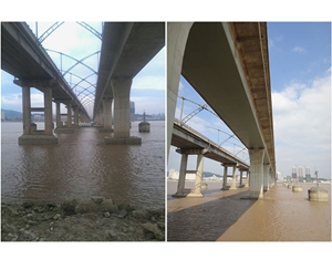 河南飞云江大桥梁底保护修饰