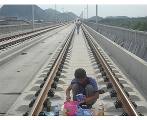河南沪昆高铁专客轨道板修色